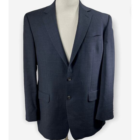 Lauren Ralph Lauren Wool Glen Plaid Blazer Dark Gray Men’s 42L Classic Heritage - Picture 3 of 9